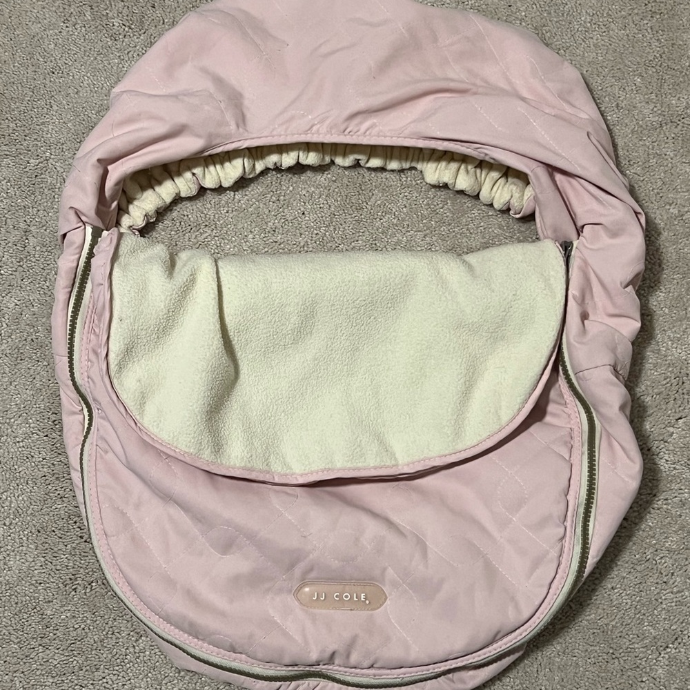 JJ COLE Baby Pink Infant Car Seat Cover GUC